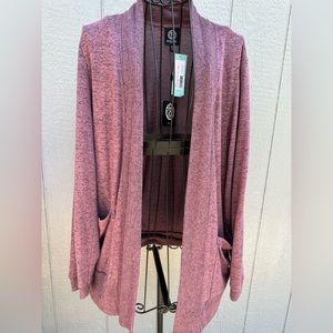 Jenny Brushed Open Pocket Cardigan by Bobeau
